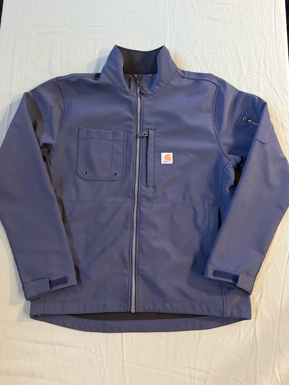 Men's Carhartt Soft Shell Work/Rain Jacket Blue L